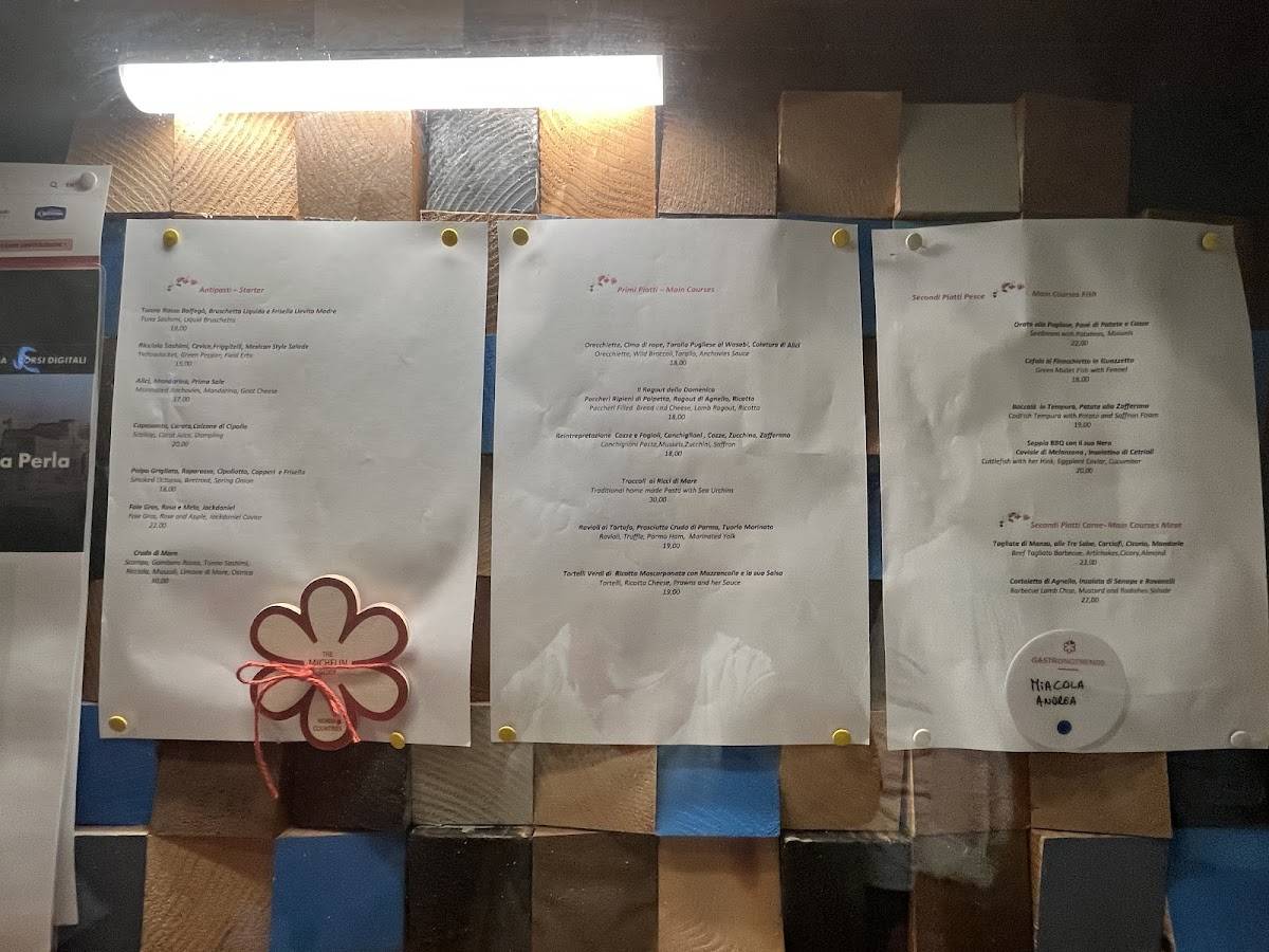 Ristorante La Ripa меню