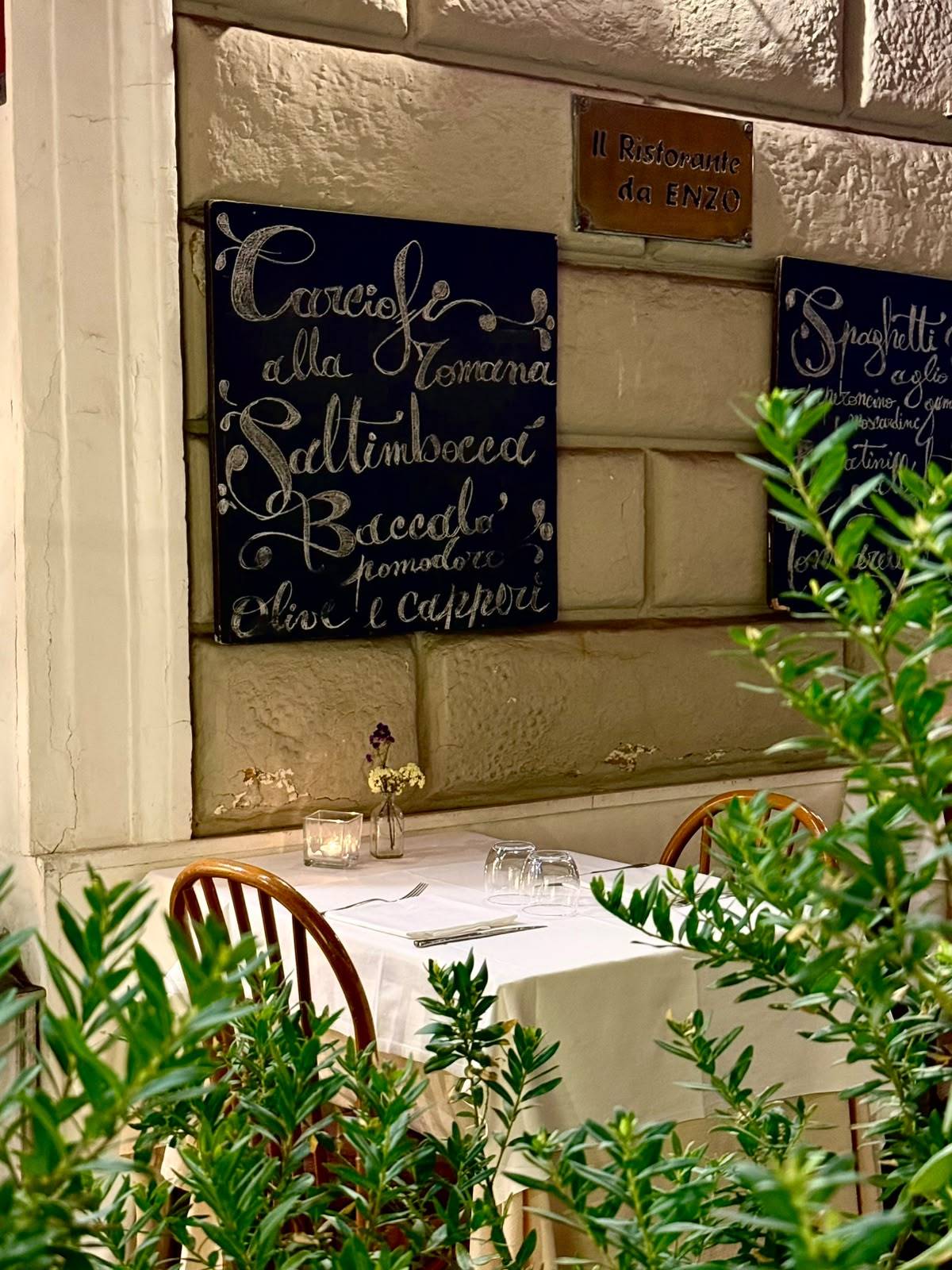 Ristorante da Enzo Ristorante Italiano меню