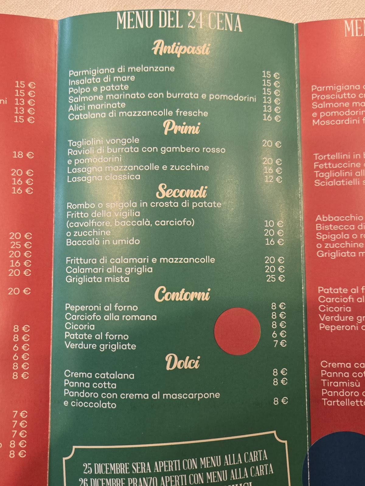 Ristorante da SALVO Roma меню