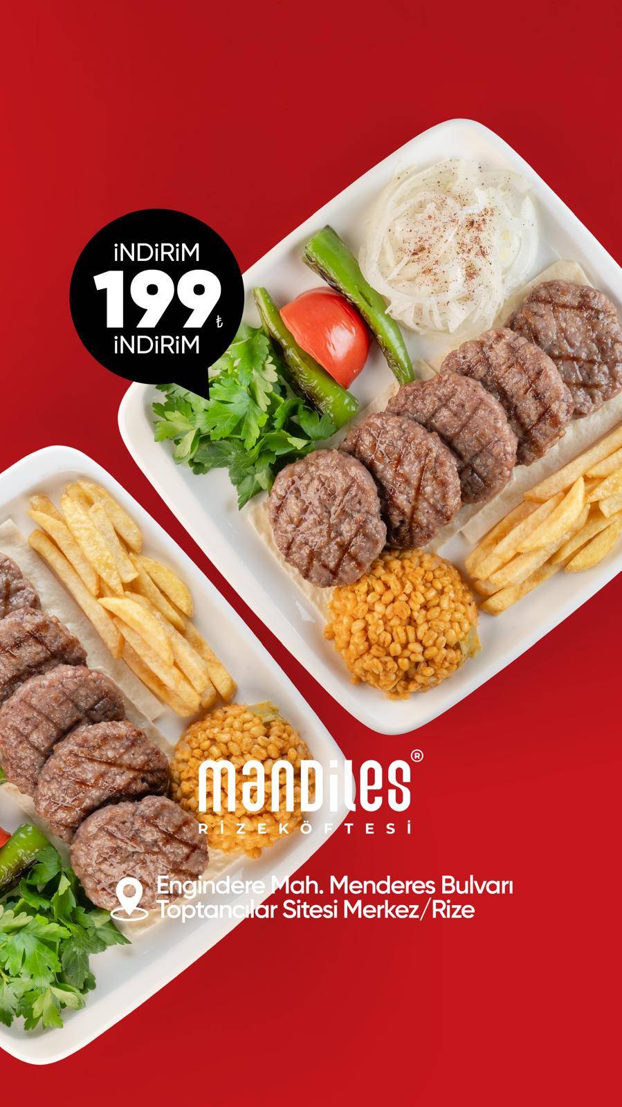 Mandiles Rize Köftecisi меню