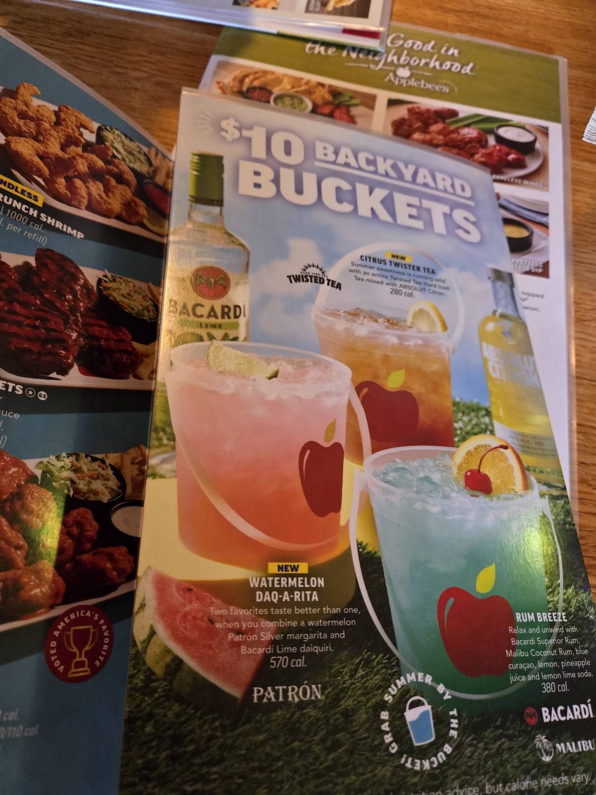 Applebee's Grill + Bar меню