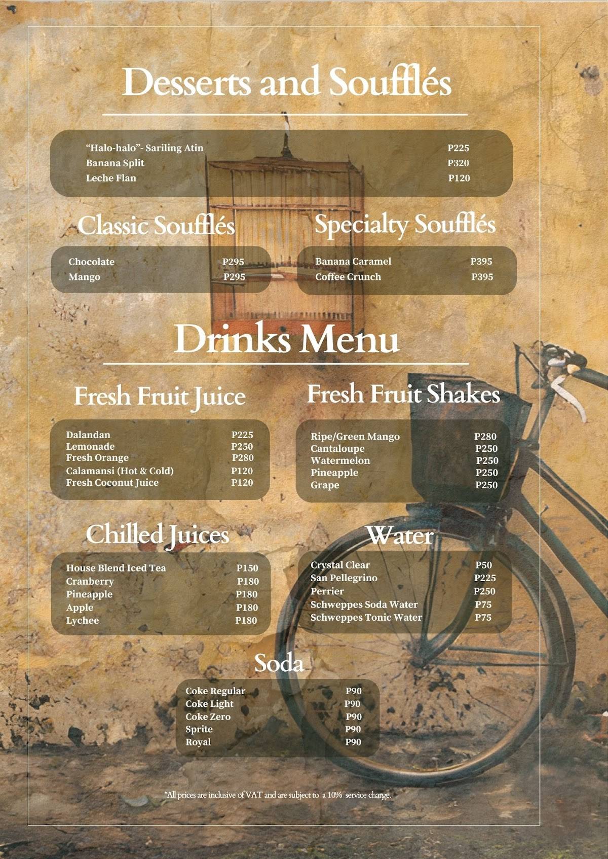 Rustika Asian Urban Kitchen- Vista Mall Santa Rosa, Laguna меню