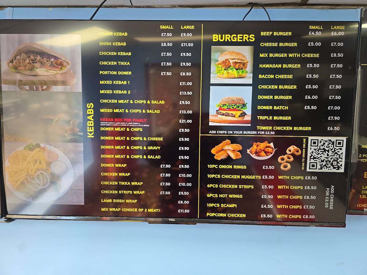 SELBY'S PIZZA KEBAB HOUSE меню