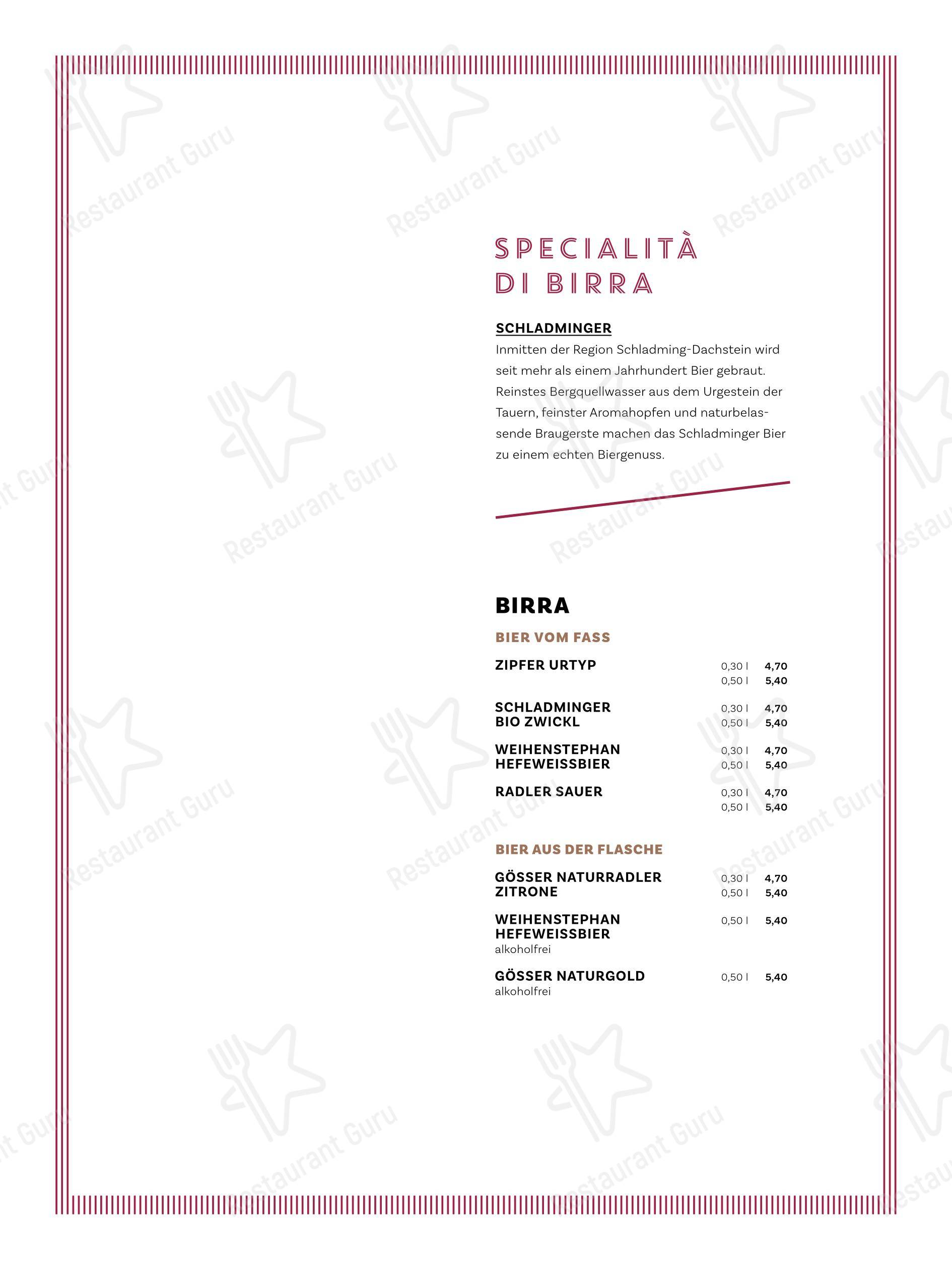 Основное меню десерта SURACE Ristorante LentiaCity
