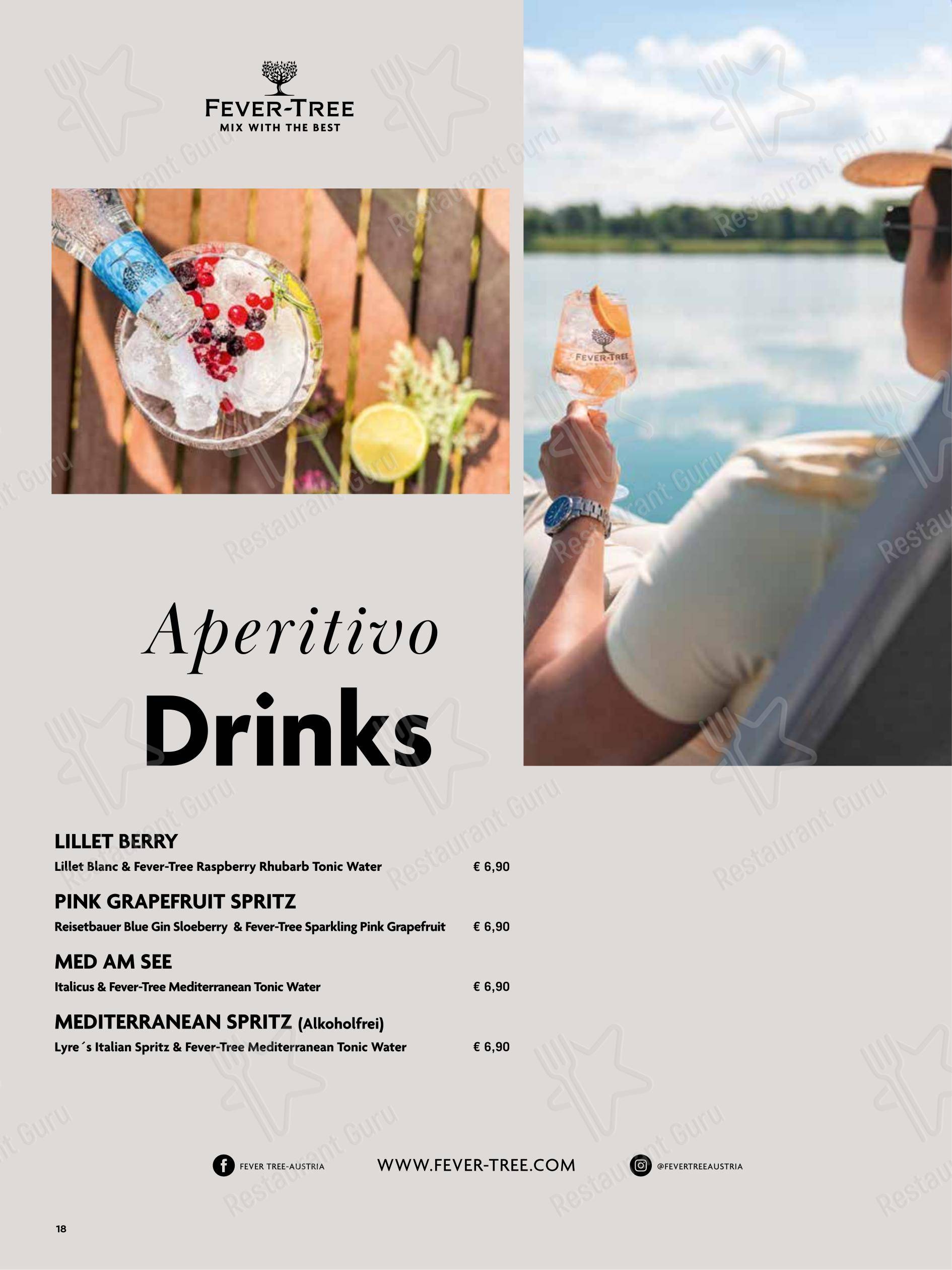 SURACE Ristorante LentiaCity в Линце - Основное меню