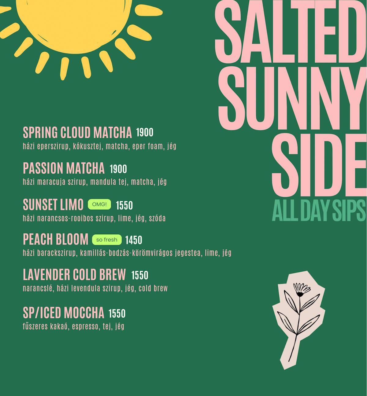 Salted меню