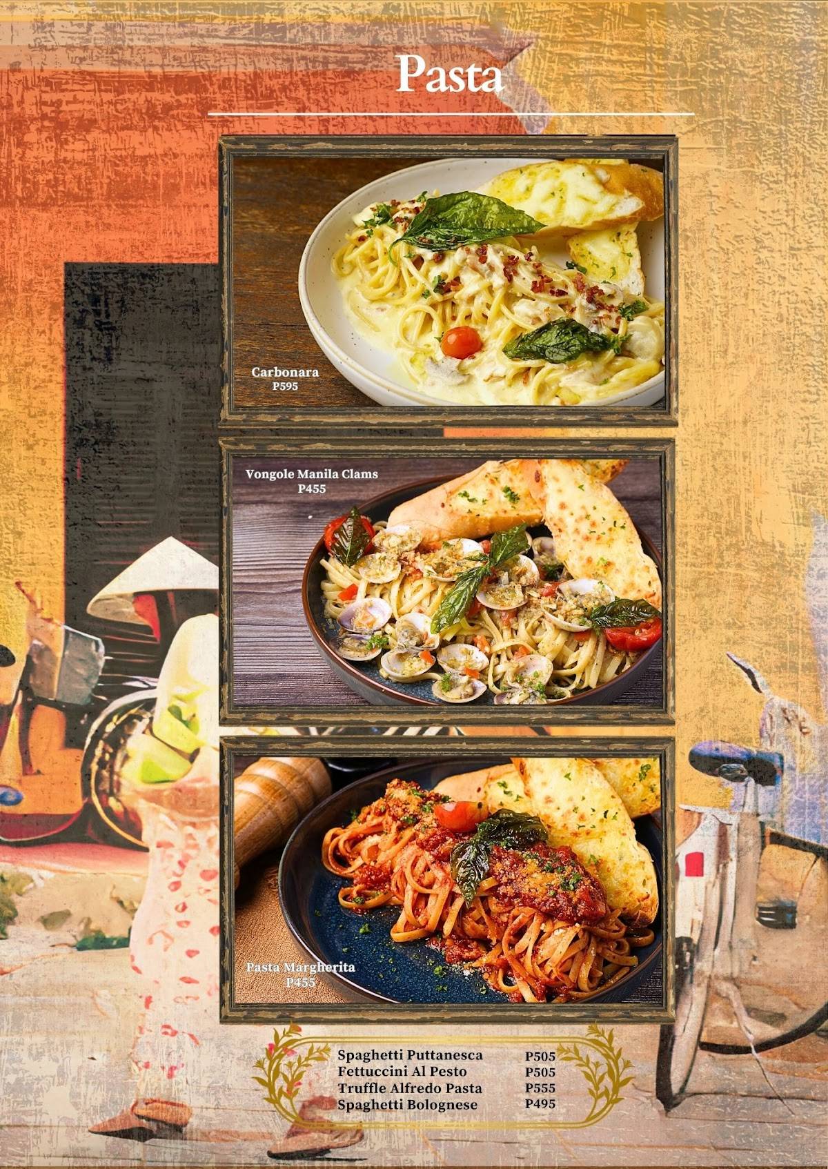 Rustika Asian Urban Kitchen- Vista Mall Santa Rosa, Laguna меню