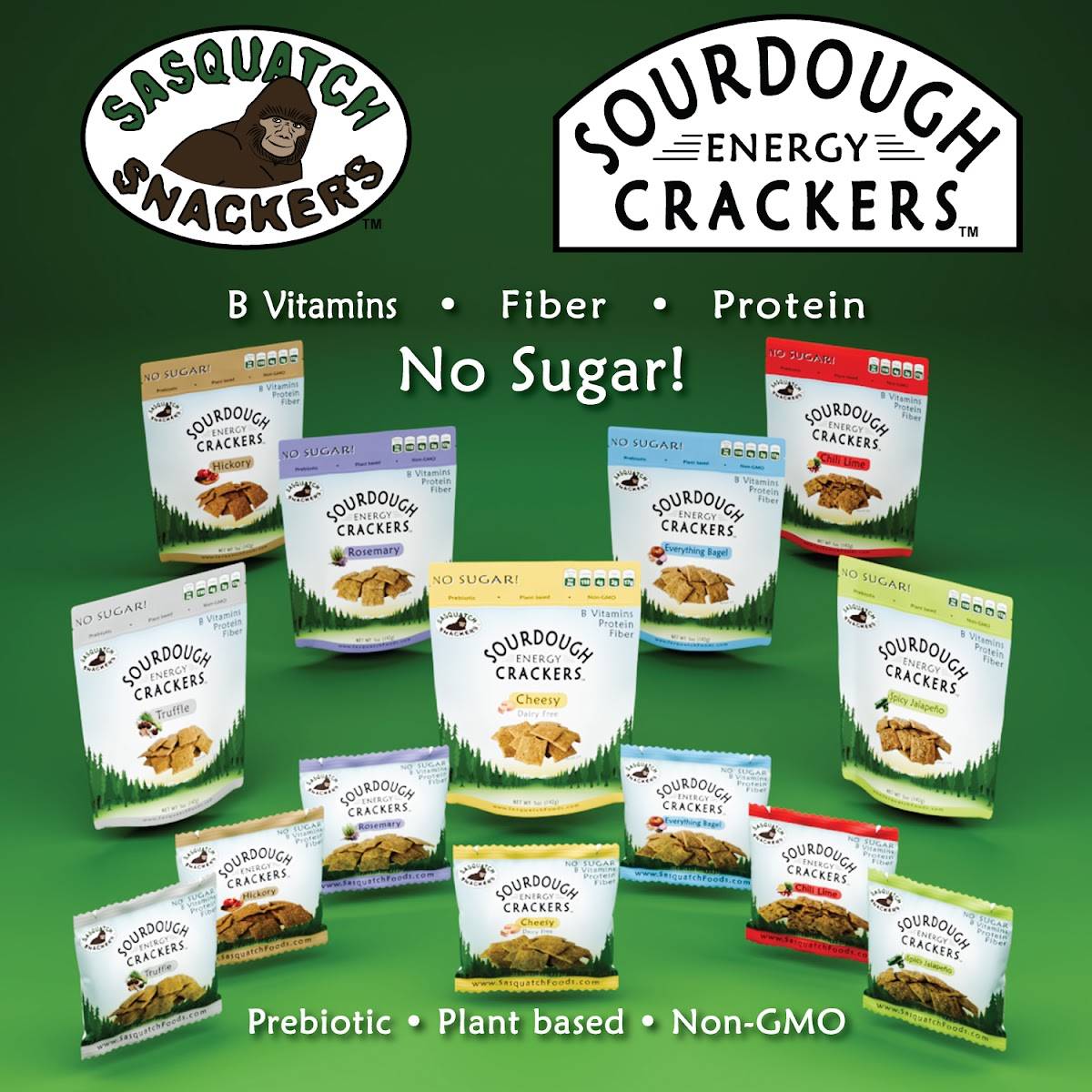 Sasquatch Snackers меню