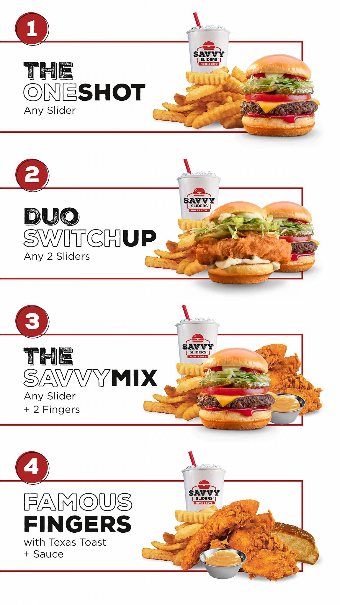 Savvy Sliders меню