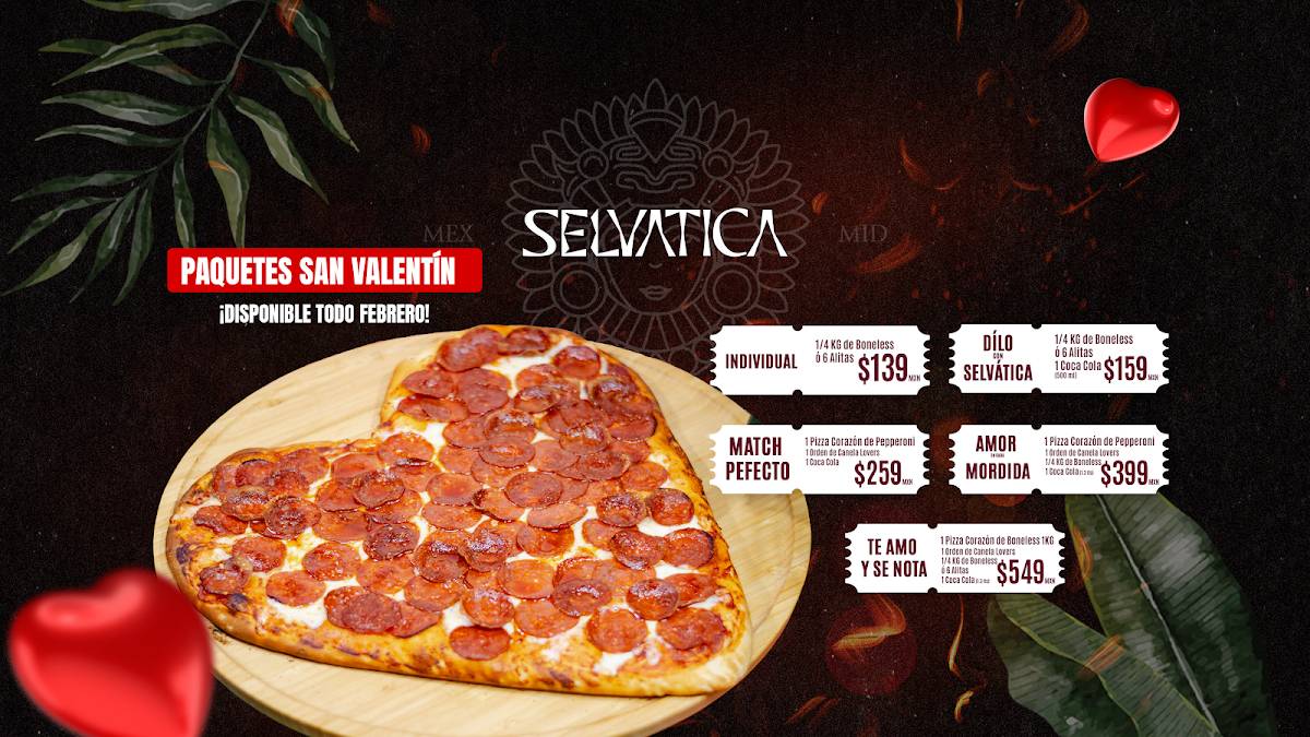 Selvatica Mid Pizzería меню