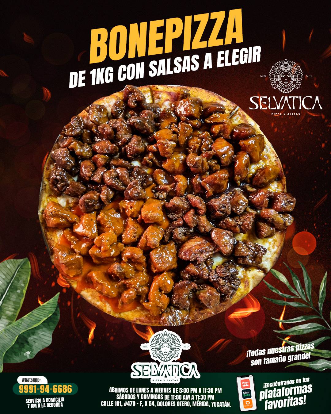 Selvatica Mid Pizzería меню