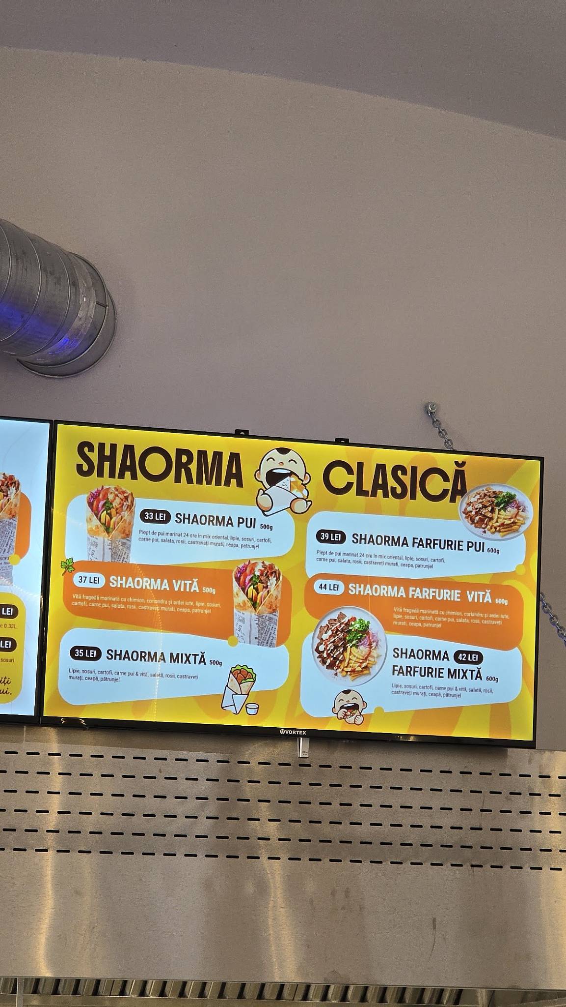 Shaormeria RGL меню