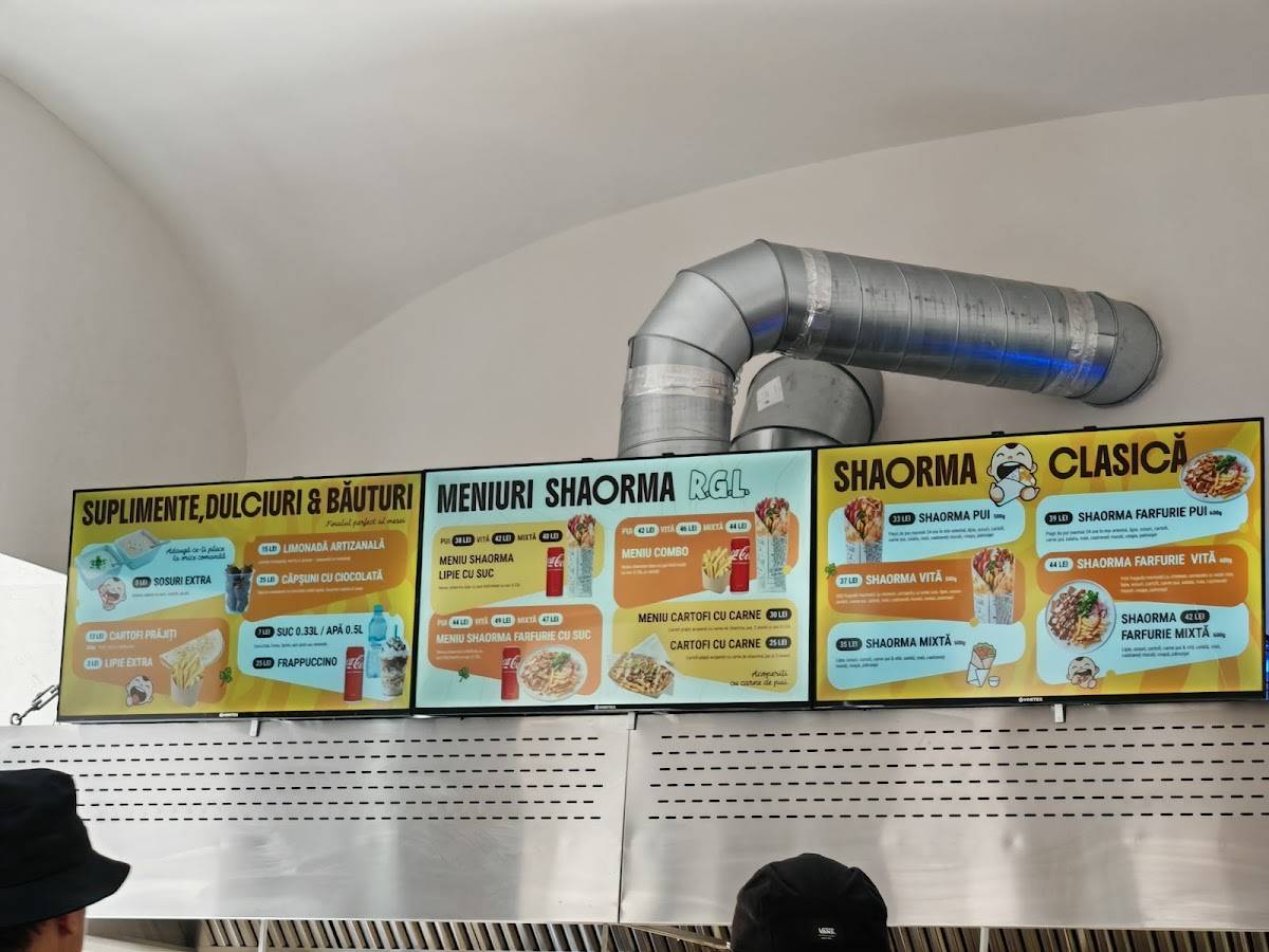 Shaormeria RGL меню