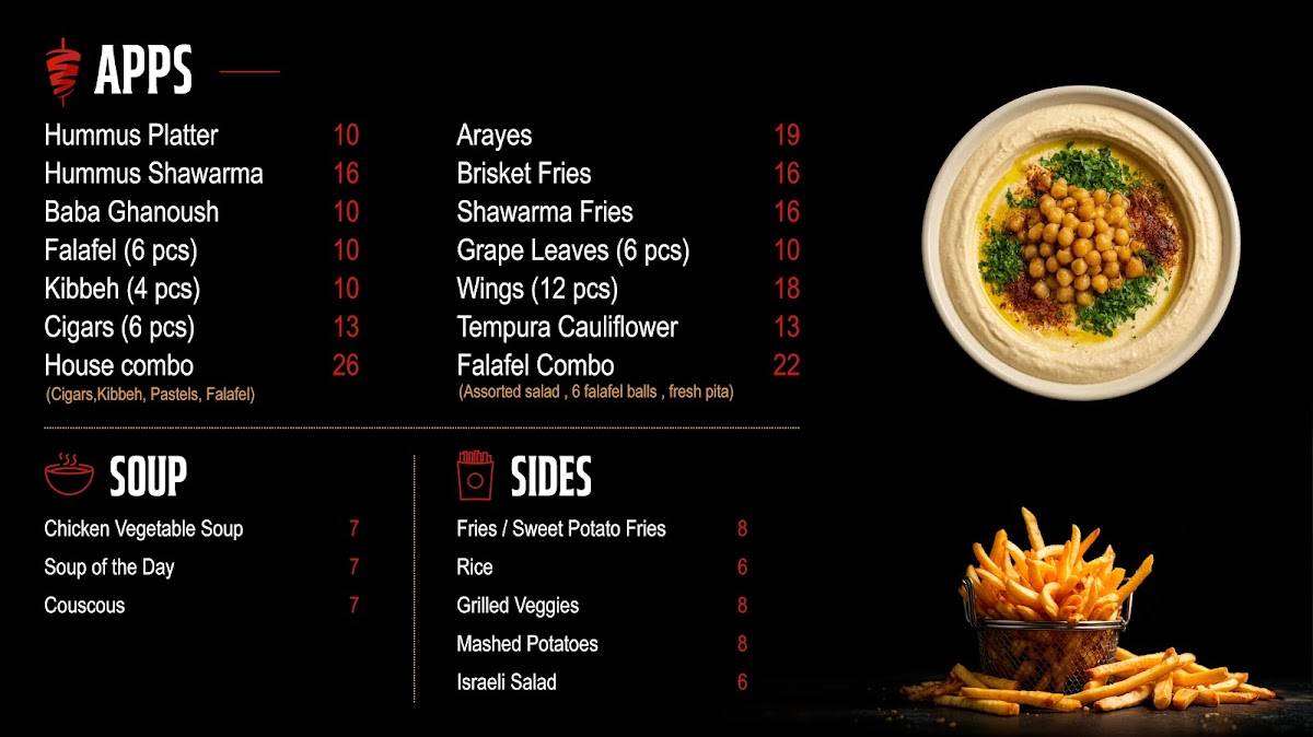 Shawarma Bar & Grill House меню