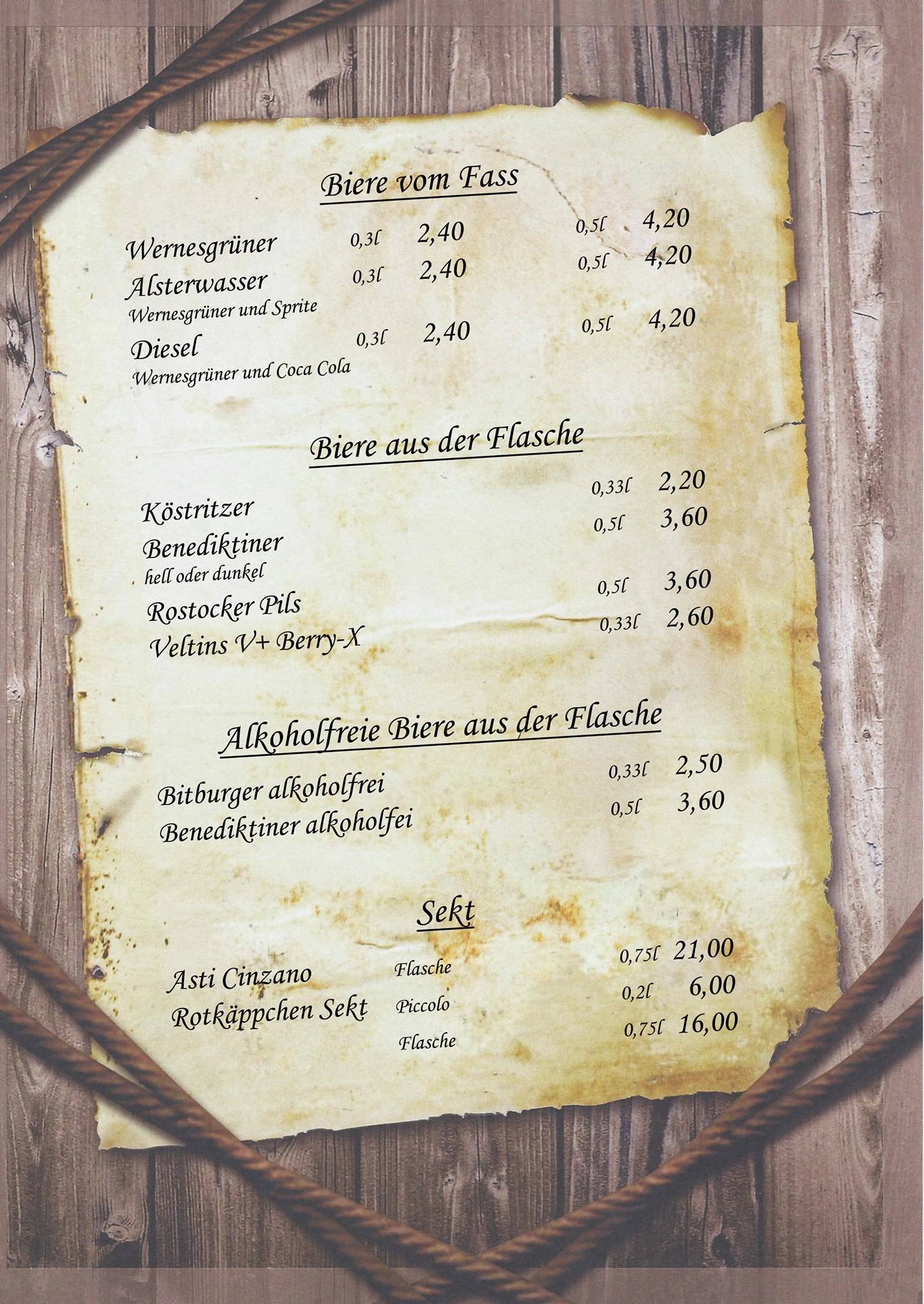 Shelly's Restaurant меню