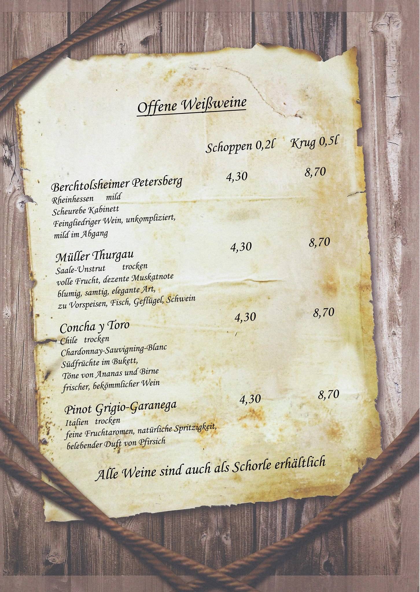Shelly's Restaurant меню