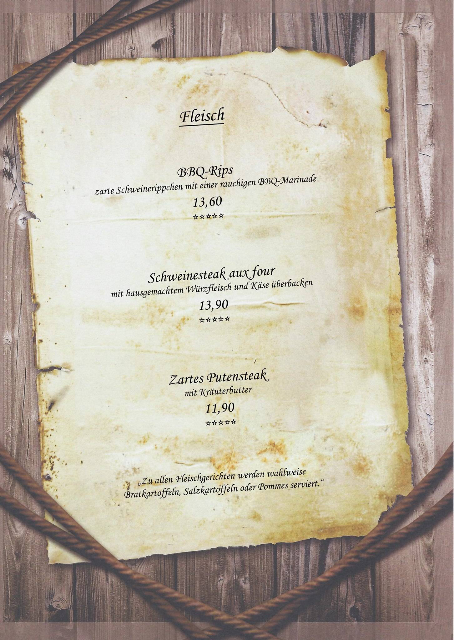 Shelly's Restaurant меню