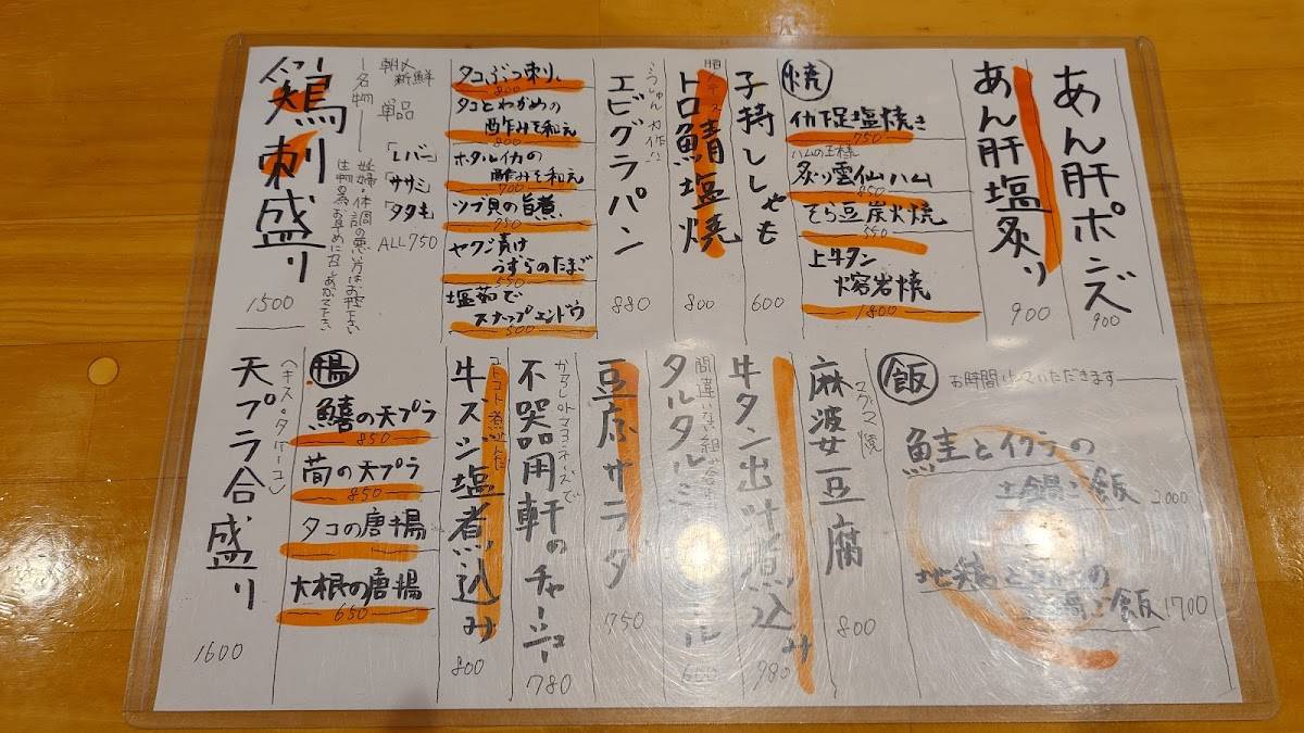 Shousuke меню