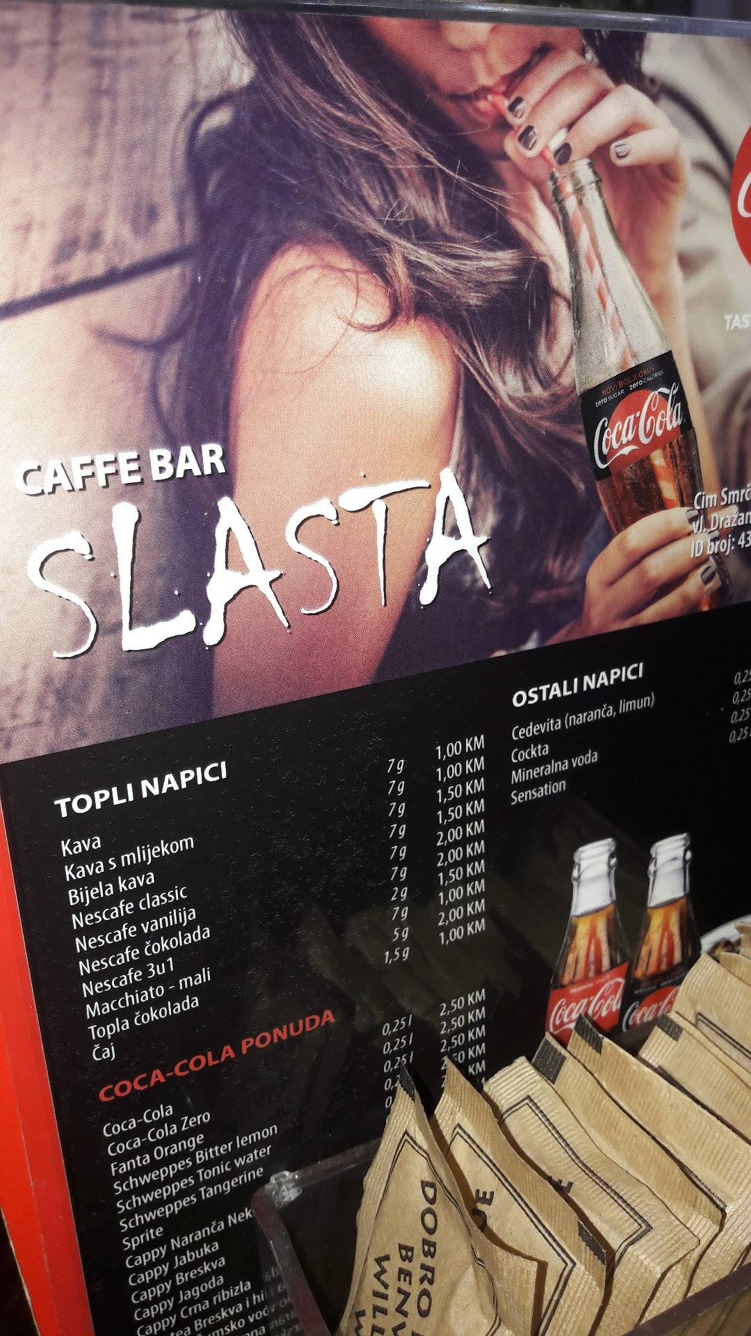 Slasta меню