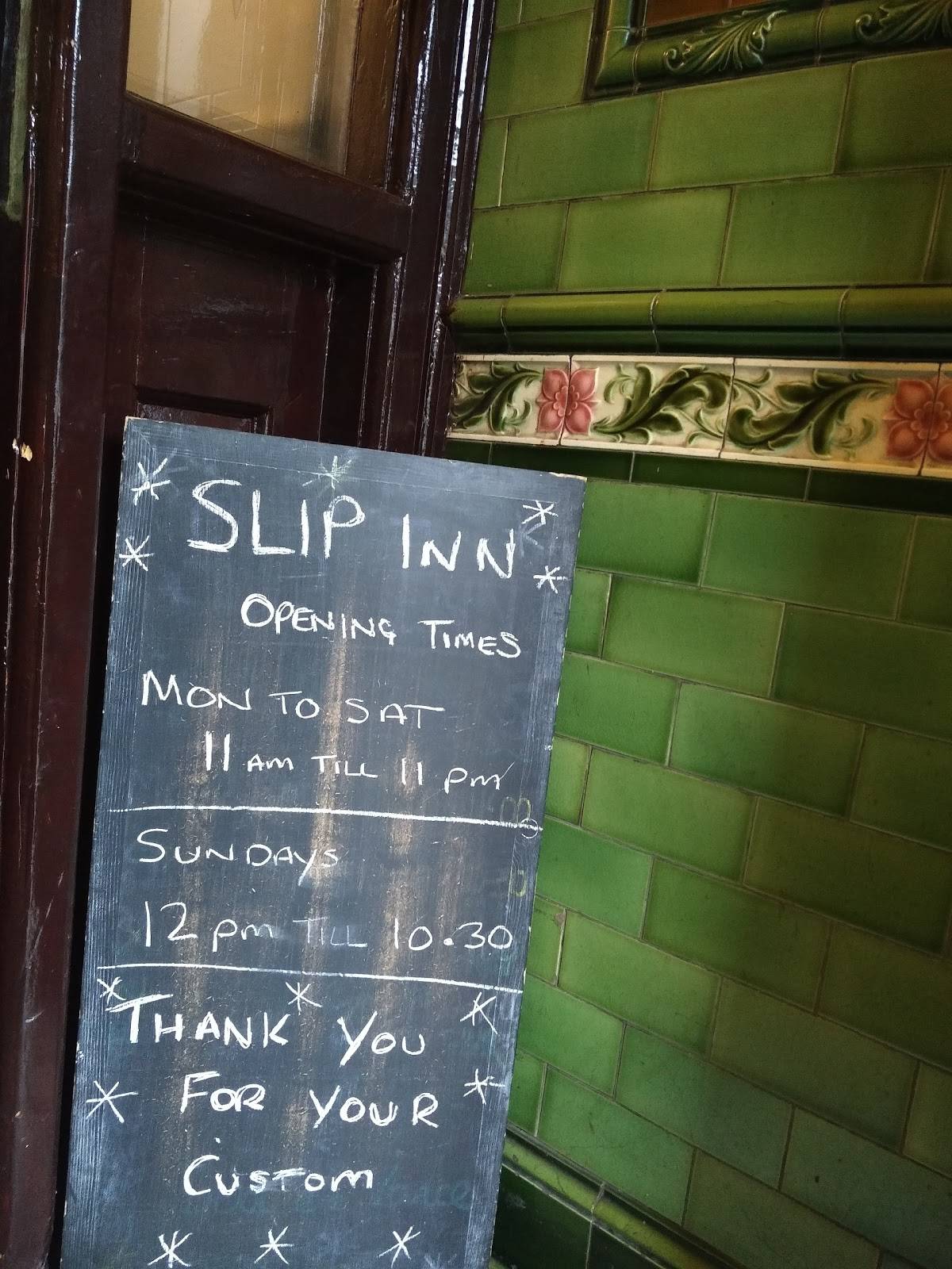 Slip Inn меню