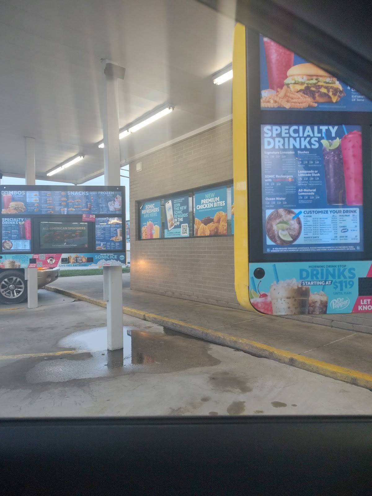 Sonic Drive-In меню