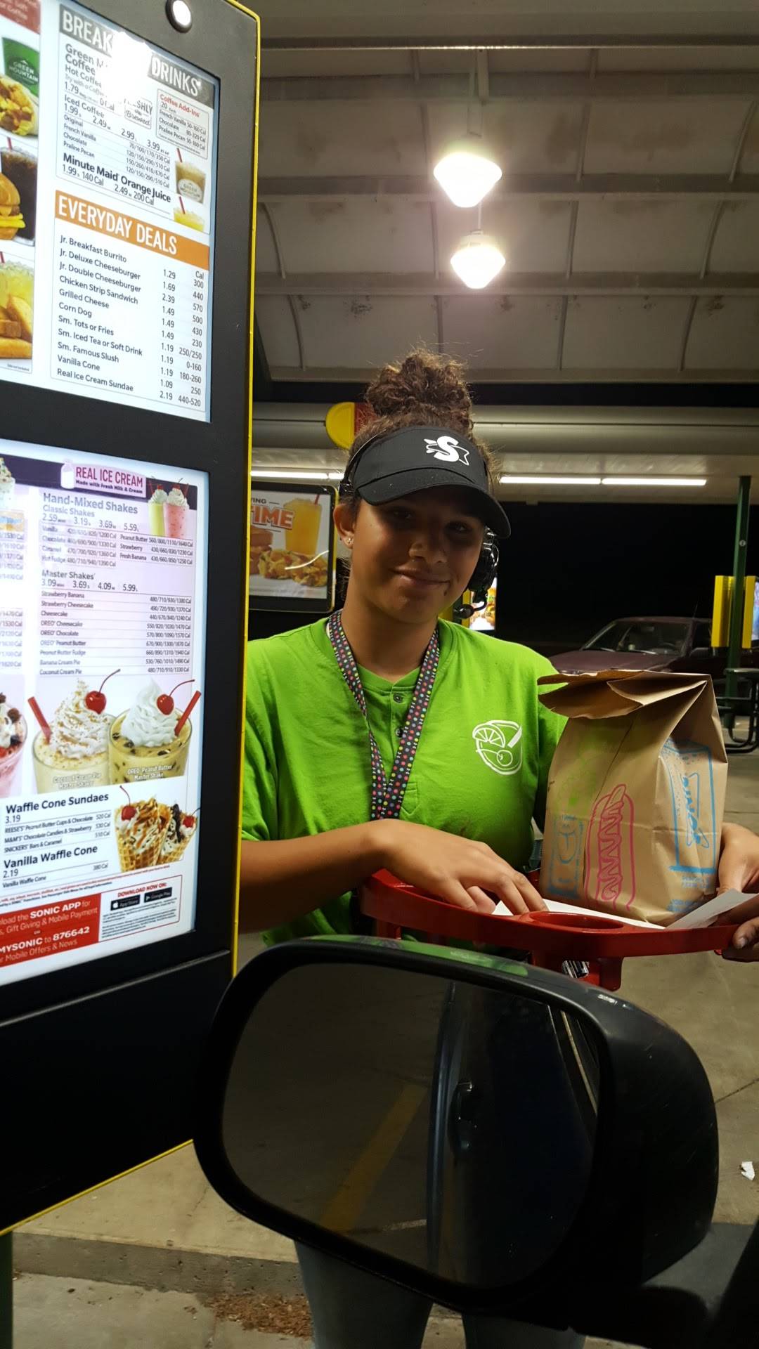 Sonic Drive-In меню