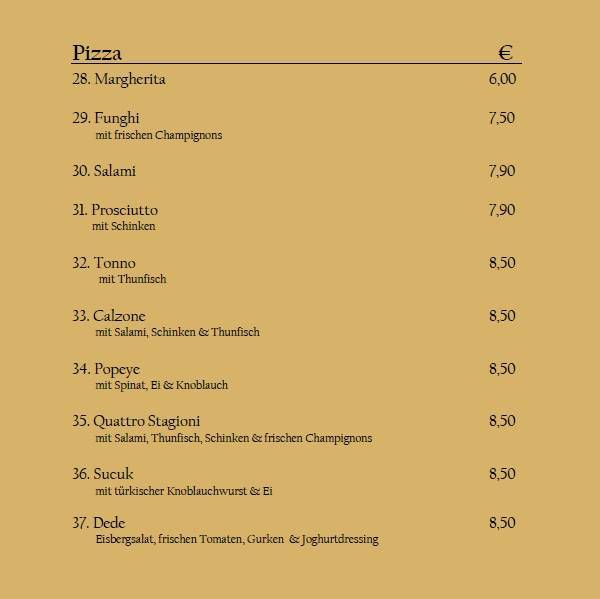 Stadtcafe Ahlen меню