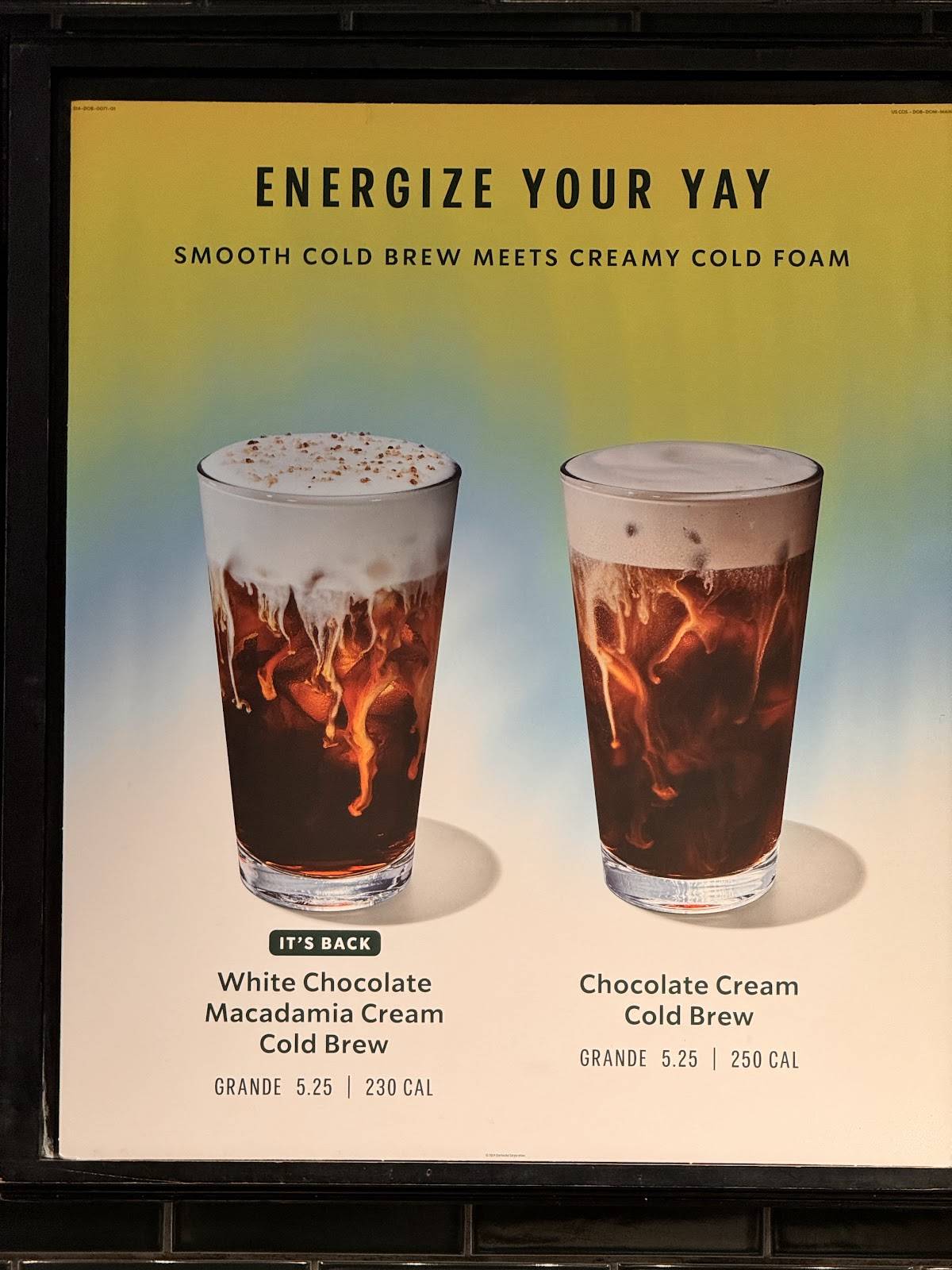 Starbucks Coffee Company меню