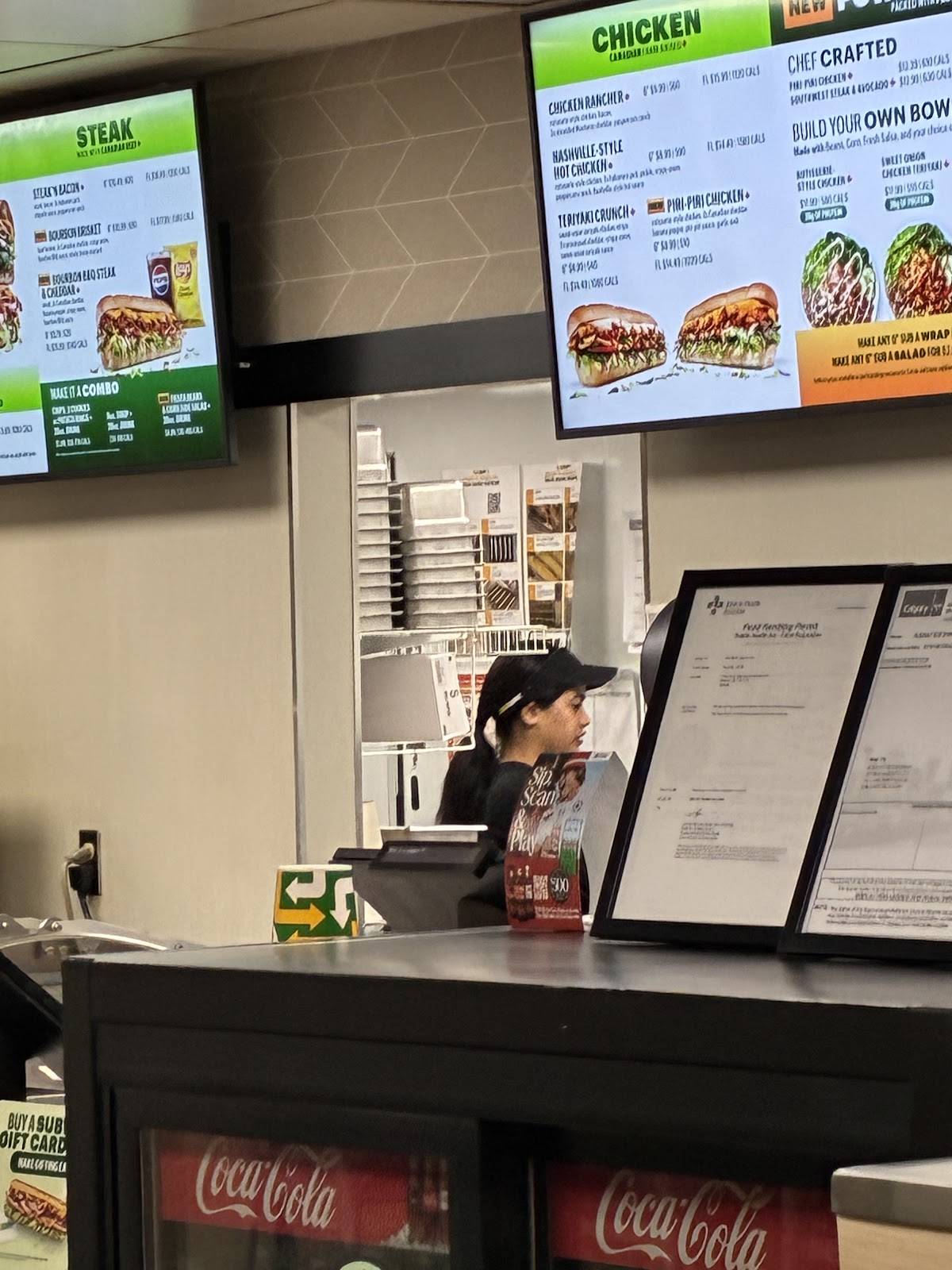 Subway меню