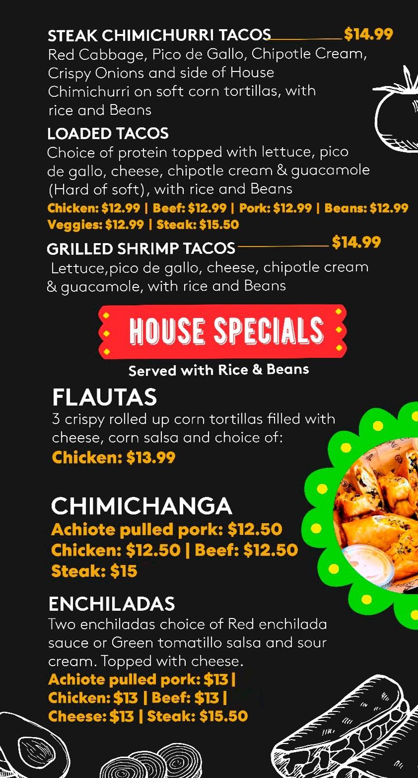 Taco Rico Pinecrest меню