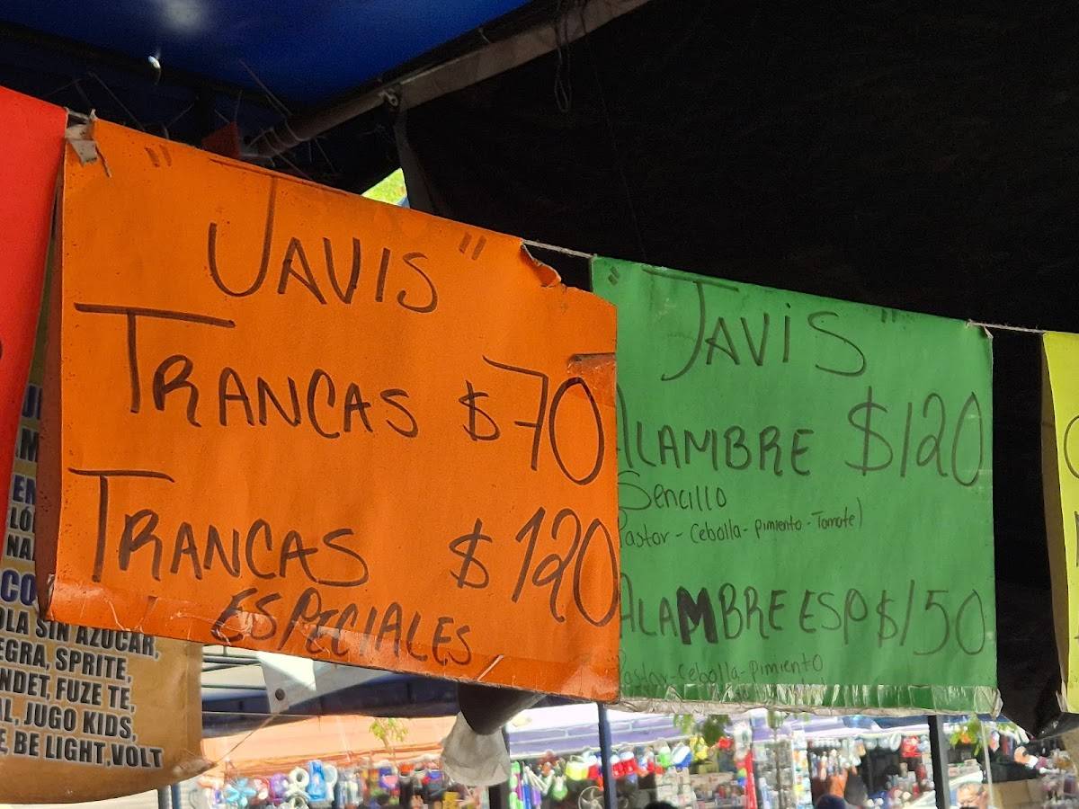 Tacos “Javis” меню