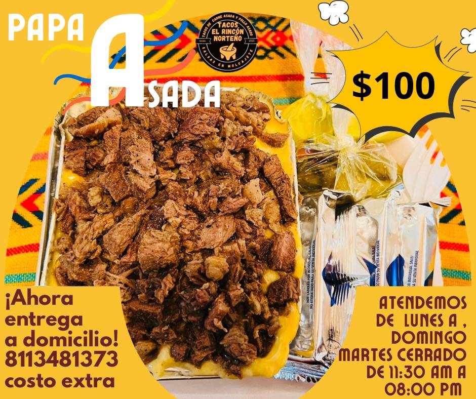Tacos y Pollo El Rincón Norteño меню