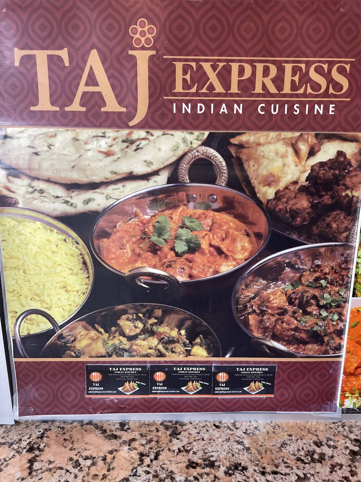Taj Express меню