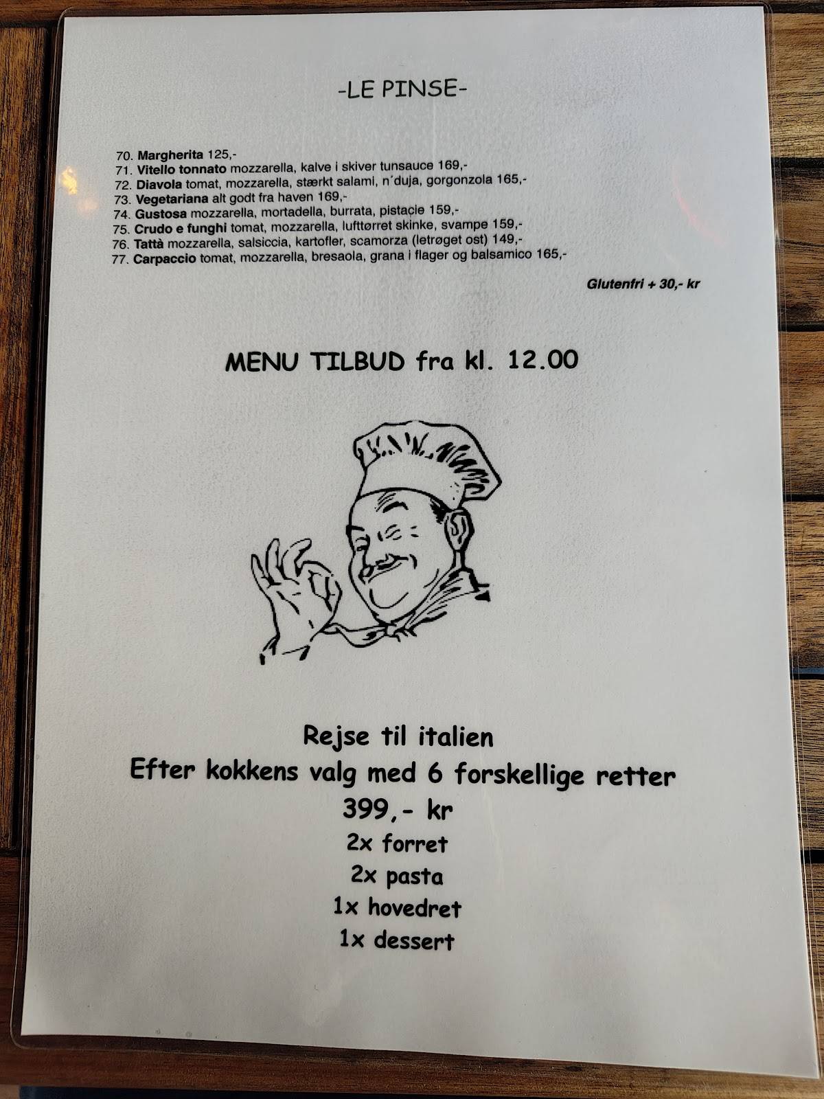Tatta Ristobar меню