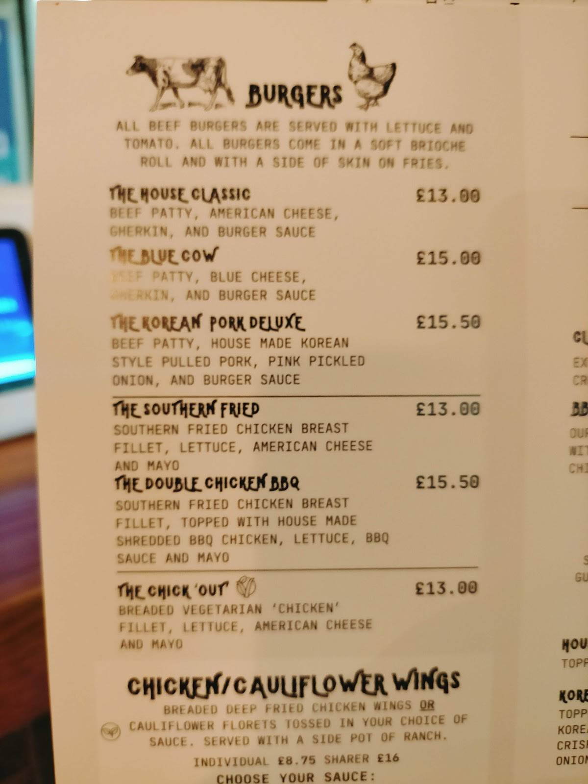 The Crown Caversham меню