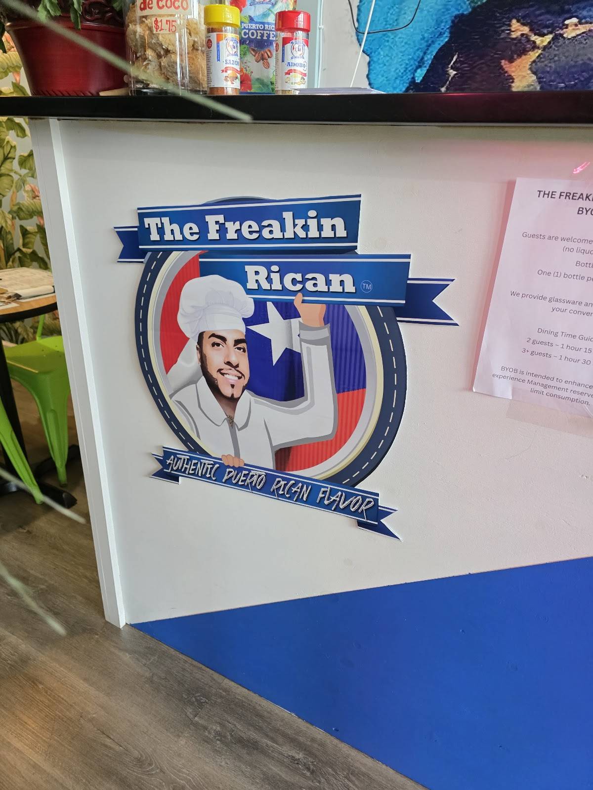 The Freakin Rican меню