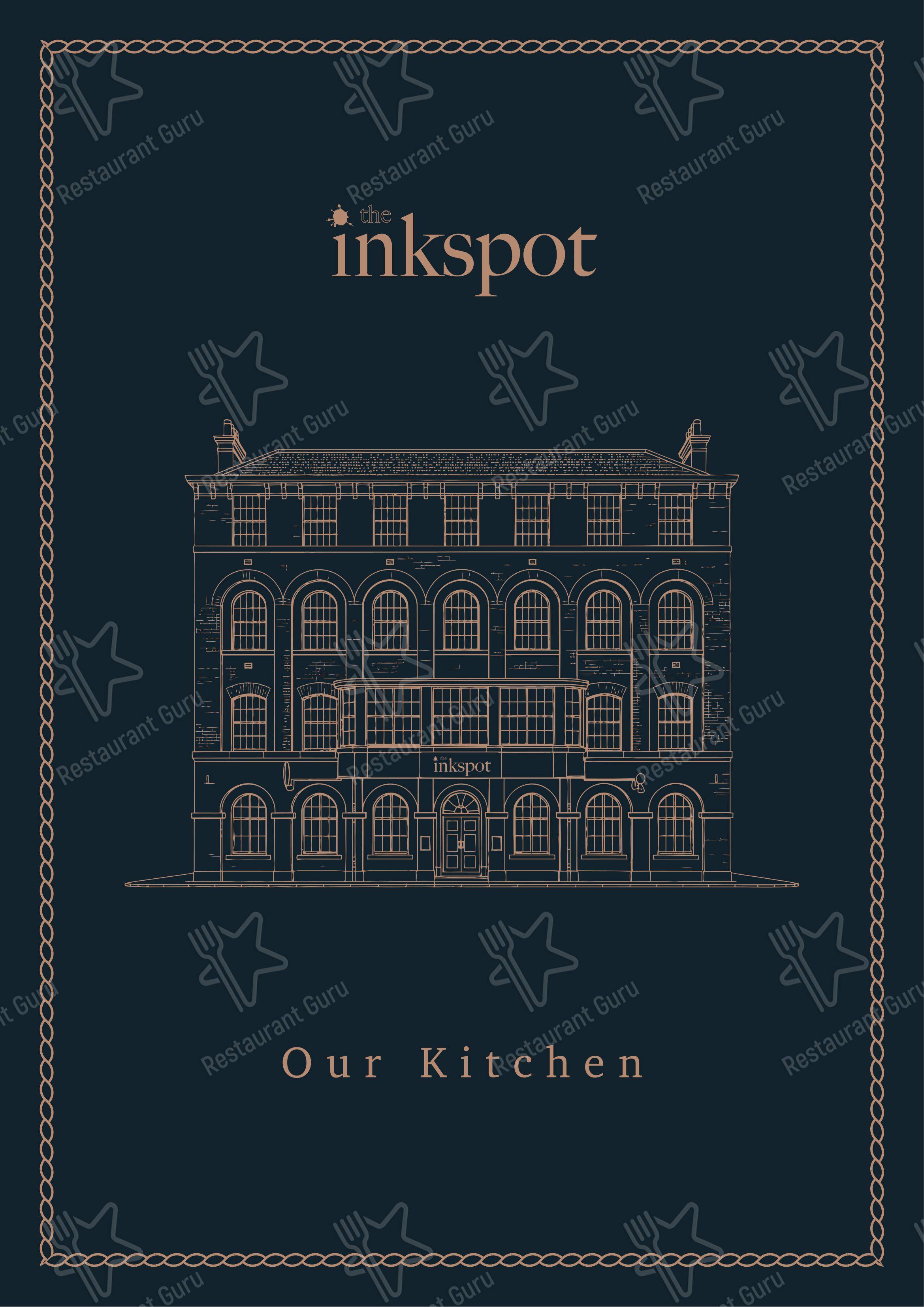 Меню ресторана The Inkspot - Меню