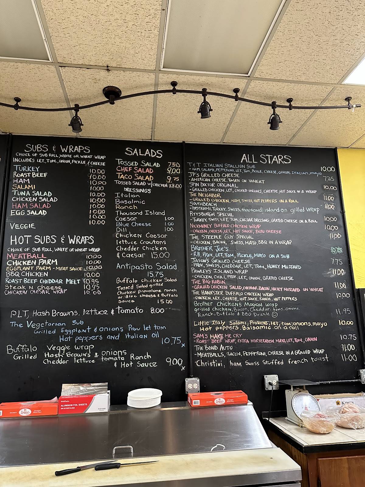 The Sandwich Shoppe меню