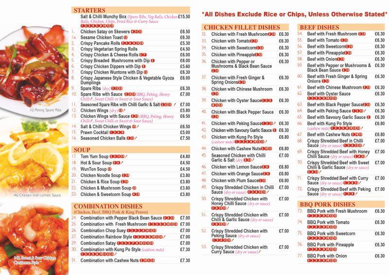 The Wok Inn меню