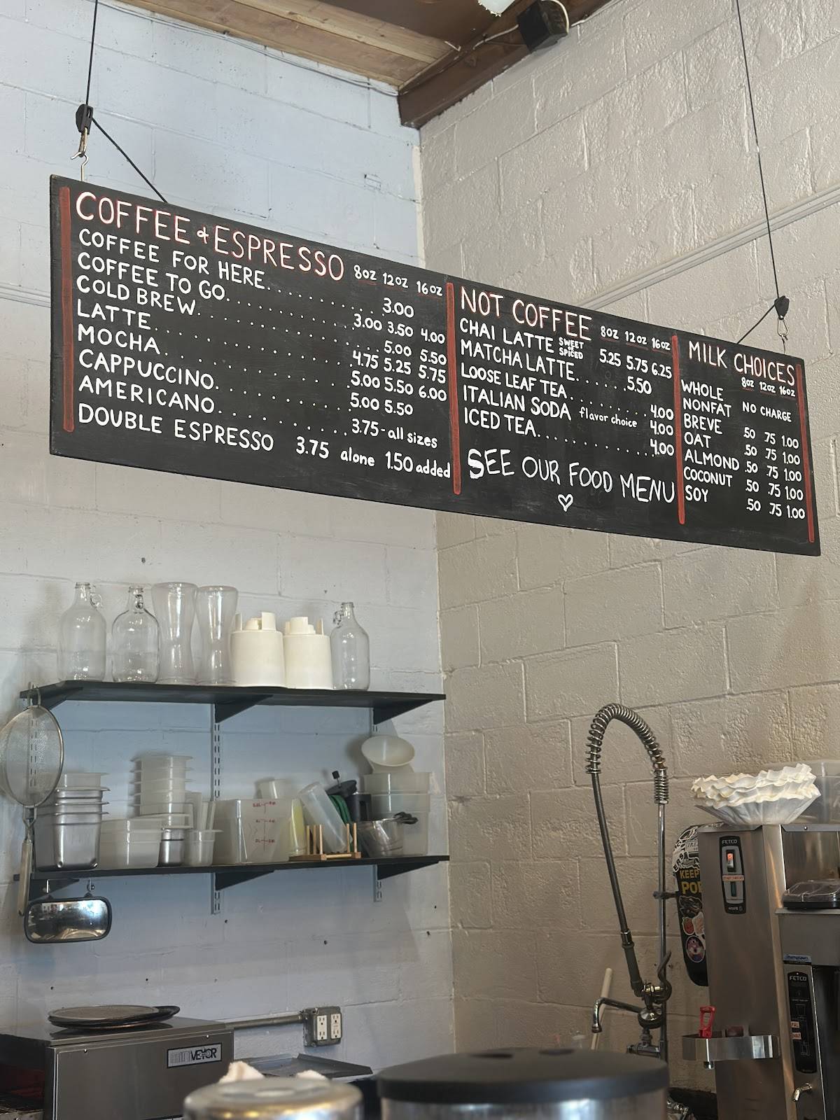 Tiny's Coffee меню