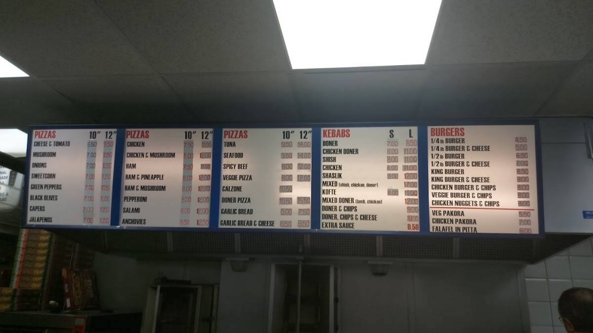 Turkish Doner Inn меню