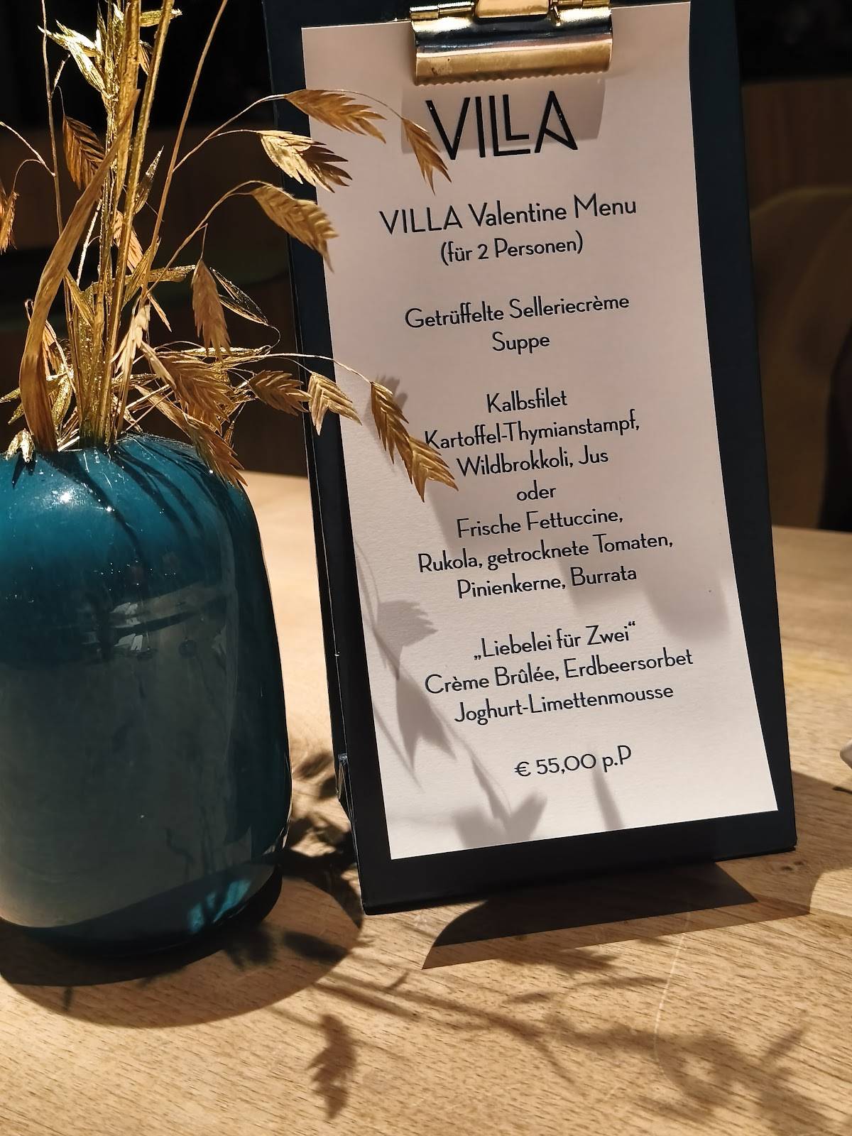 Villa Duttenhofer меню