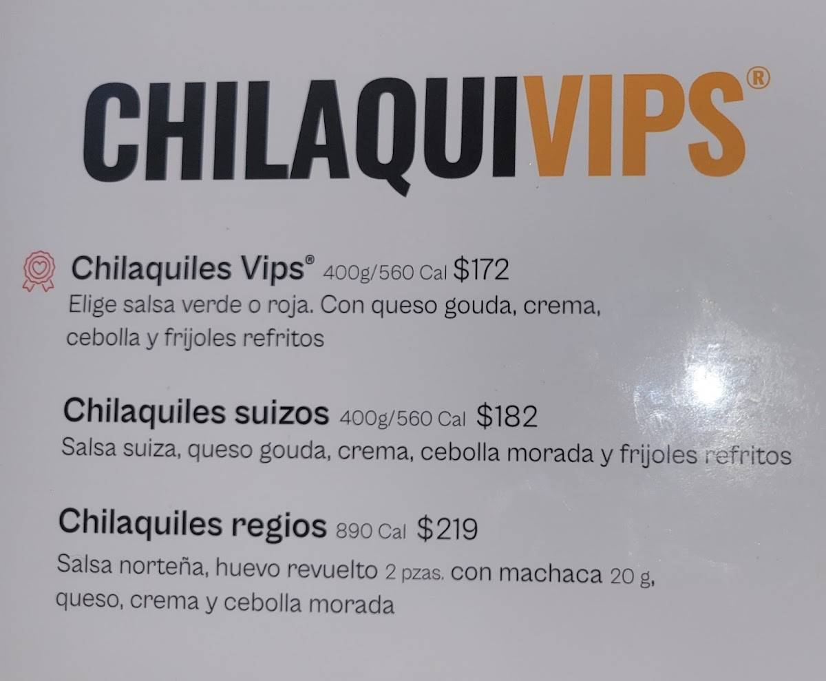 Vips Macro Plaza Mérida меню