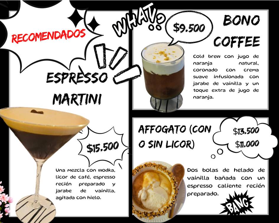 Waffles Bono Café меню