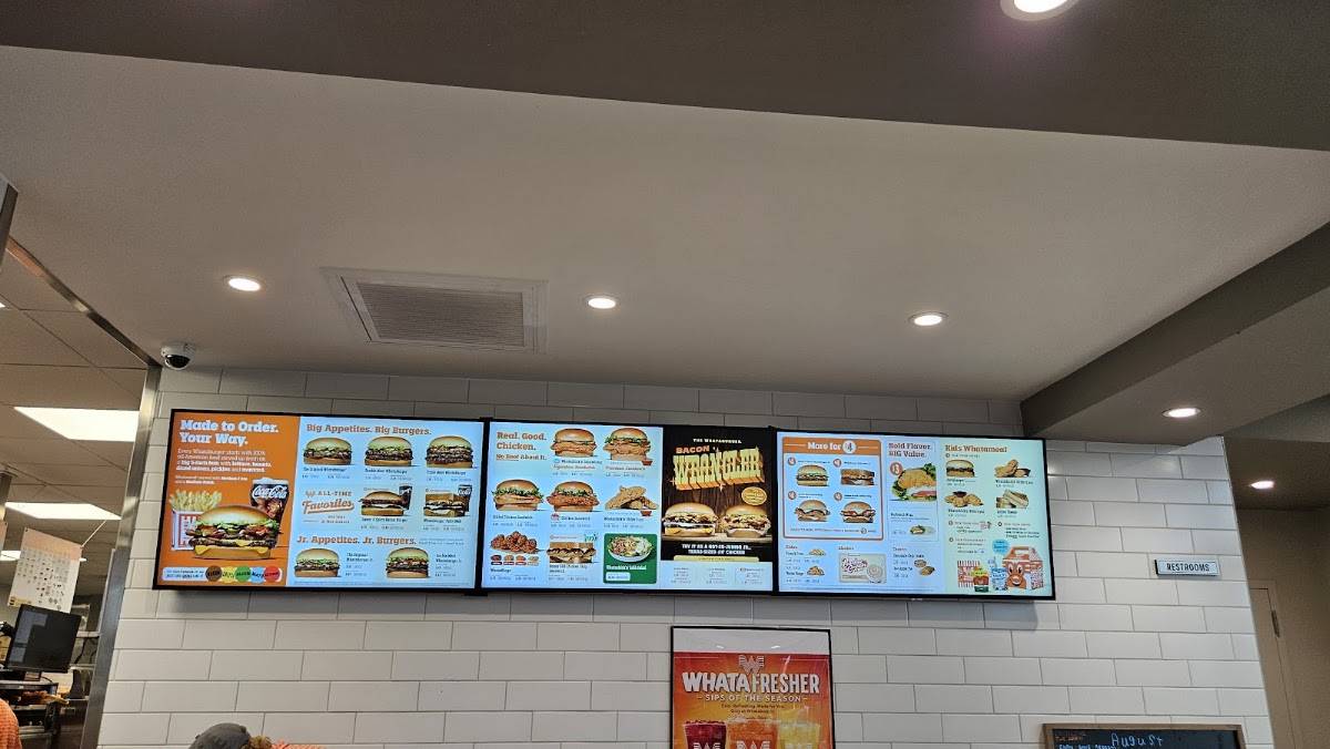 Whataburger меню