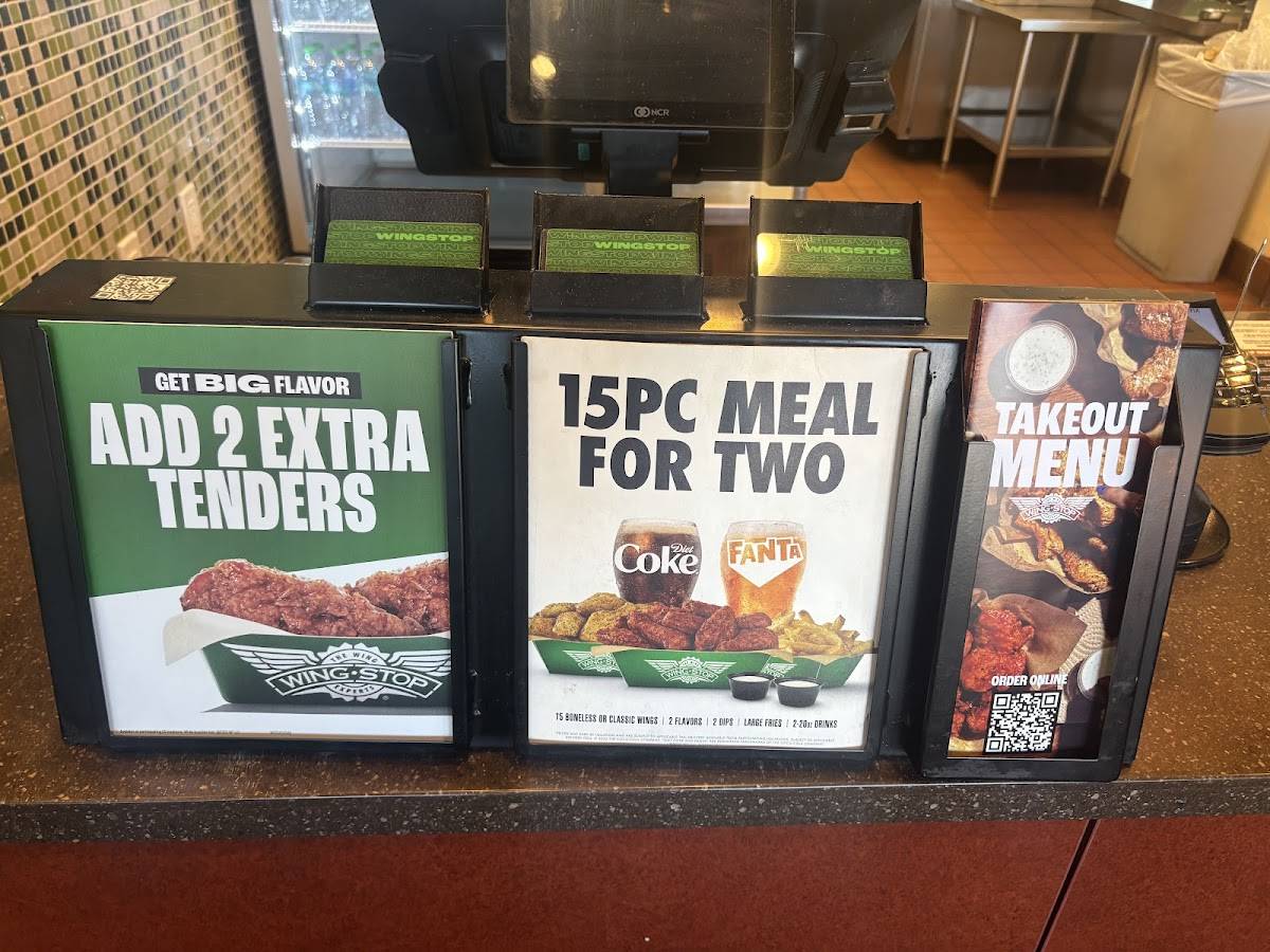 Wingstop меню