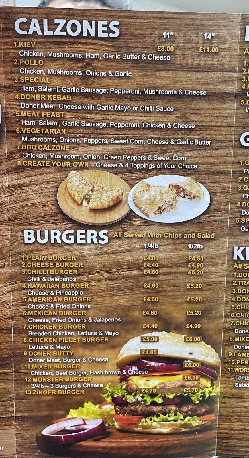 ALLENDALE FRIED CHICKEN & PIZZA меню
