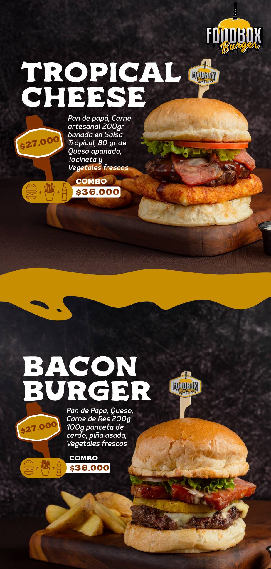 FoodBox Burger Alcaravan меню