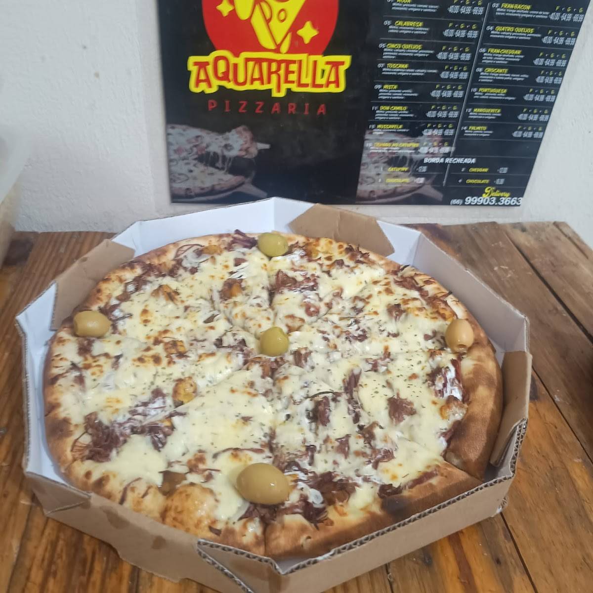 pizzaria aquarella меню