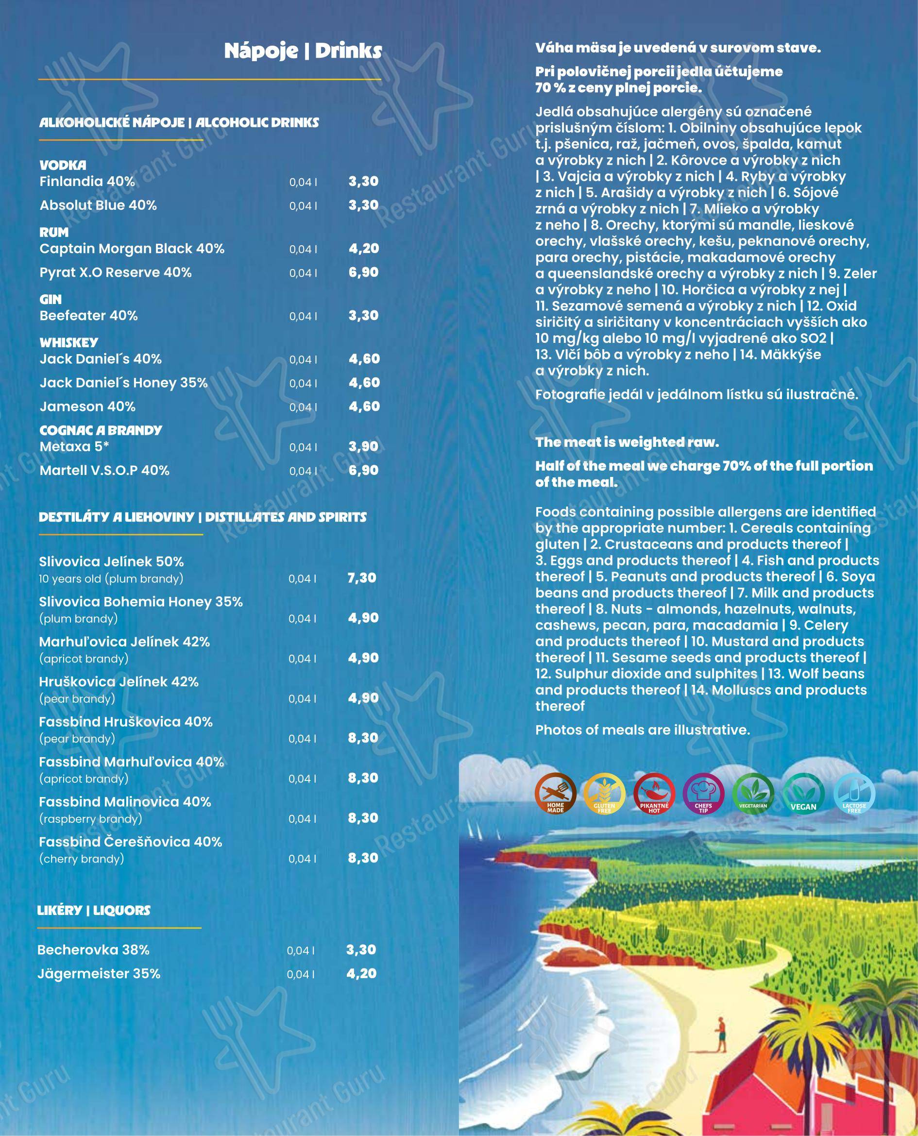 Меню ресторана Andiamo - Breakfast Menu
